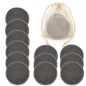 BioPads reusable bamboo makeup remover pads - 12 washable rounds