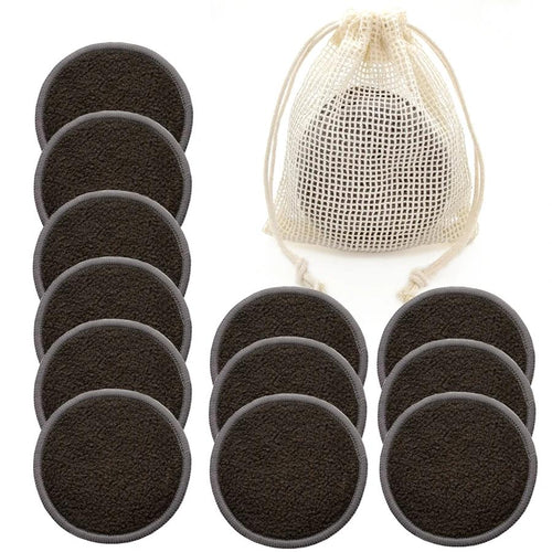 BioPads reusable bamboo makeup remover pads with mesh wash bag